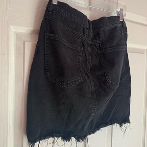 EXPRESS Black Jean Skirt